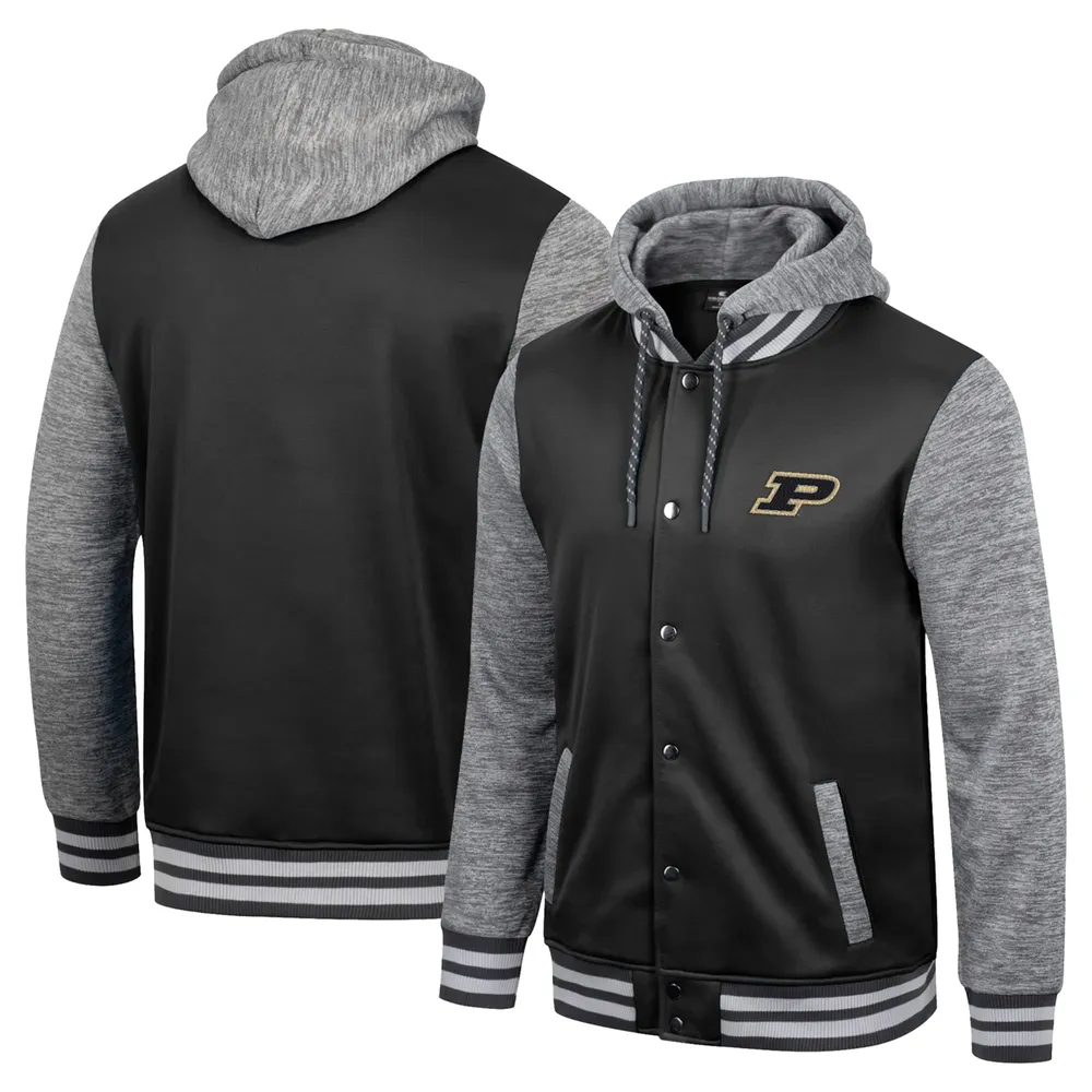 Colosseum Purdue Robinson Hoodie Full-Snap Jacket - Men's