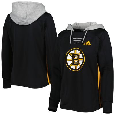 adidas Bruins Skate Lace Primeblue Team Pullover Hoodie - Women's