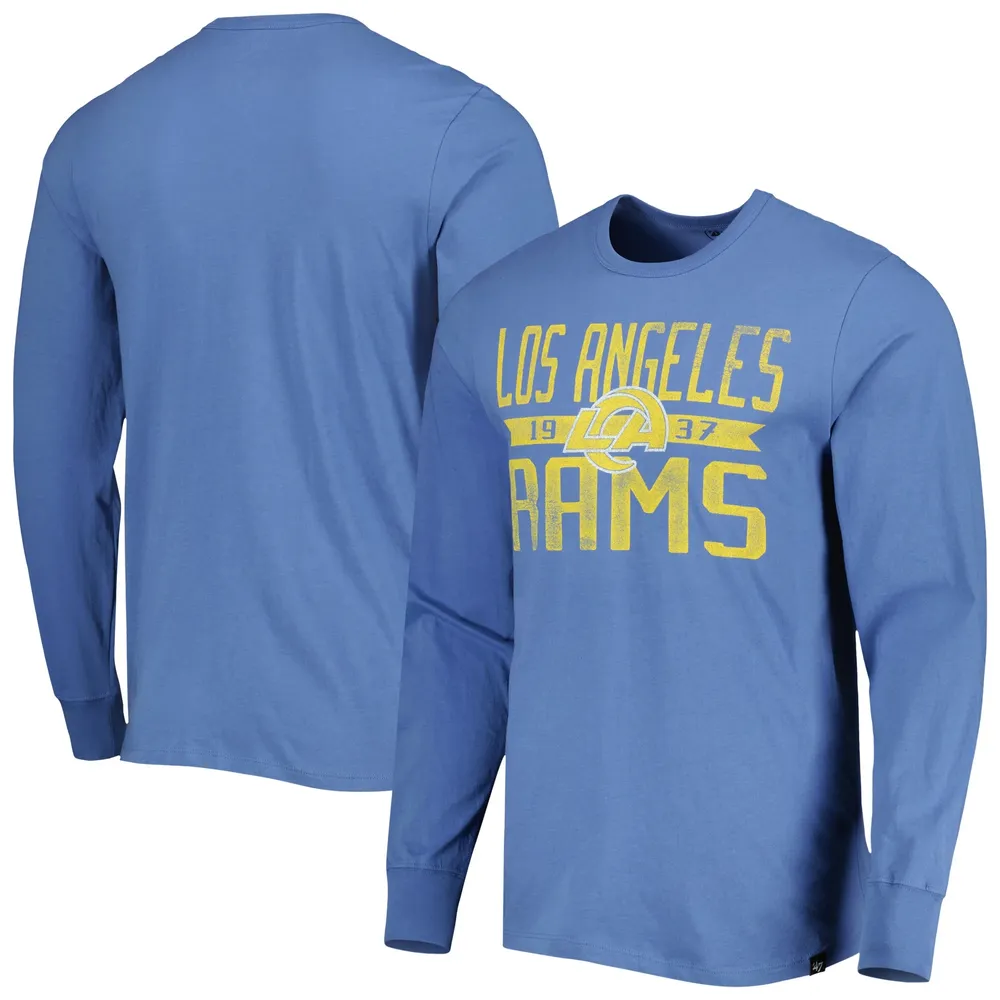 47 Brand Rams Wide Out Franklin Long Sleeve T-Shirt - Men's