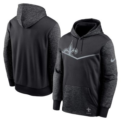 New Orleans Saints Sideline Club Men’s Nike NFL Pullover Hoodie