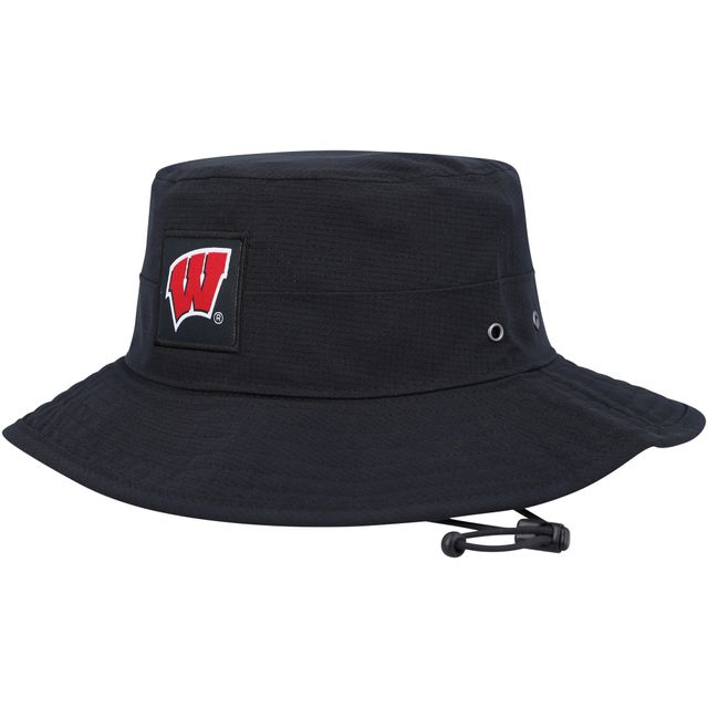 Wisconsin Badgers '47 Brand Red White & Black Sidenote Trucker Adjustable  Cap