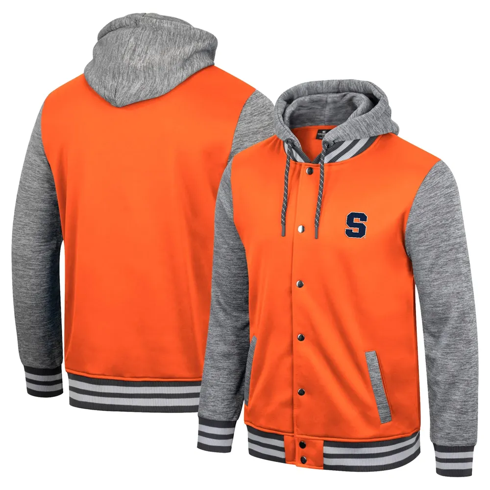 Colosseum Syracuse Robinson Hoodie Full-Snap Jacket - Men's