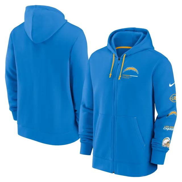 Los Angeles Chargers Antigua Victory Pullover Hoodie - Gold