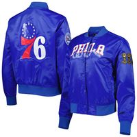 Pro Standard 76ers Classics Full-Snap Jacket - Women's