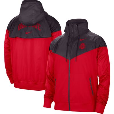 Nike Ohio State Windrunner Raglan Full-Zip Jacket - Men's