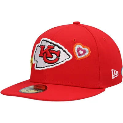 New Era Chiefs Chain Stitch Heart 59FIFTY Fitted Hat - Men's