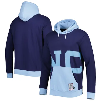 Mitchell & Ness North Carolina Big Face Pullover Hoodie - Men's