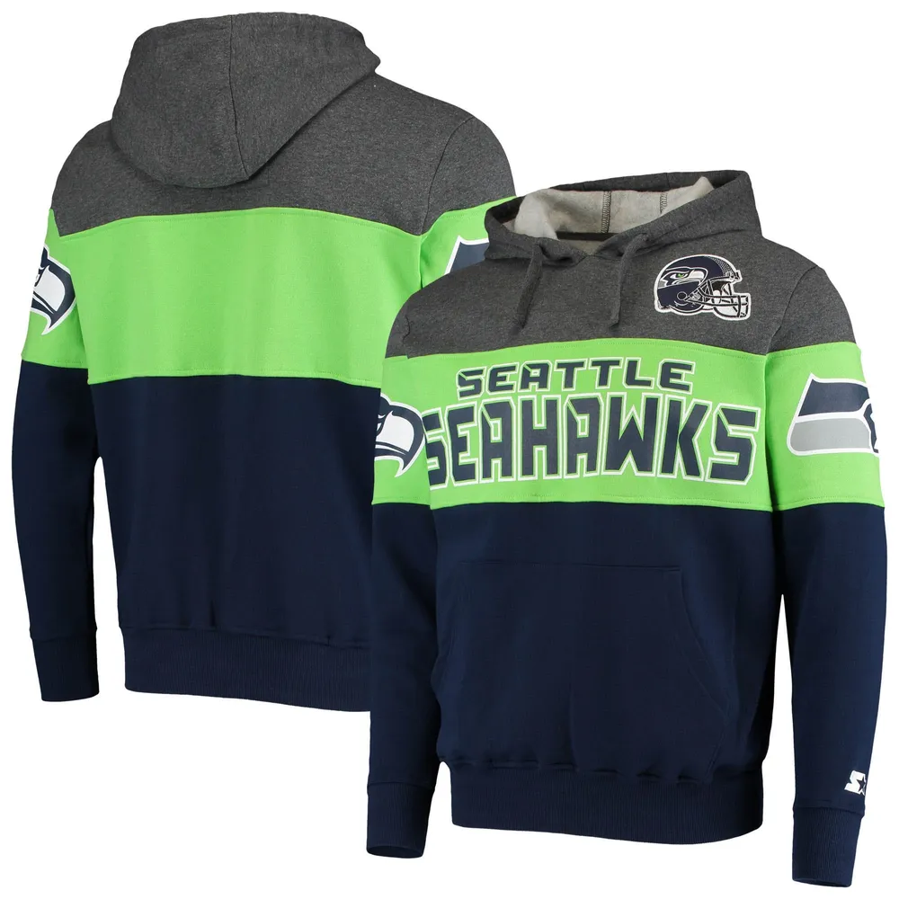 Men's New Era Kelly Green/Royal Seattle Seahawks Colorblock