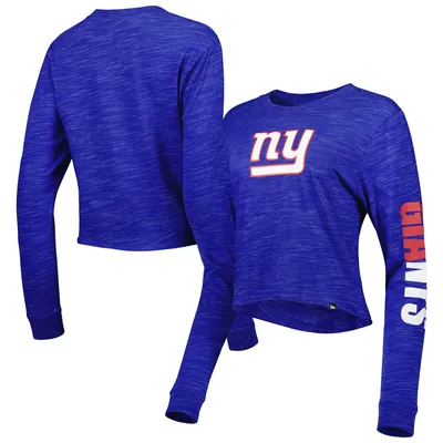 New Era Giants Crop Long Sleeve T-Shirt - Women's