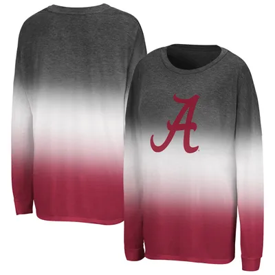 Colosseum Alabama Winkle Dip-Dye Long Sleeve T-Shirt - Women's