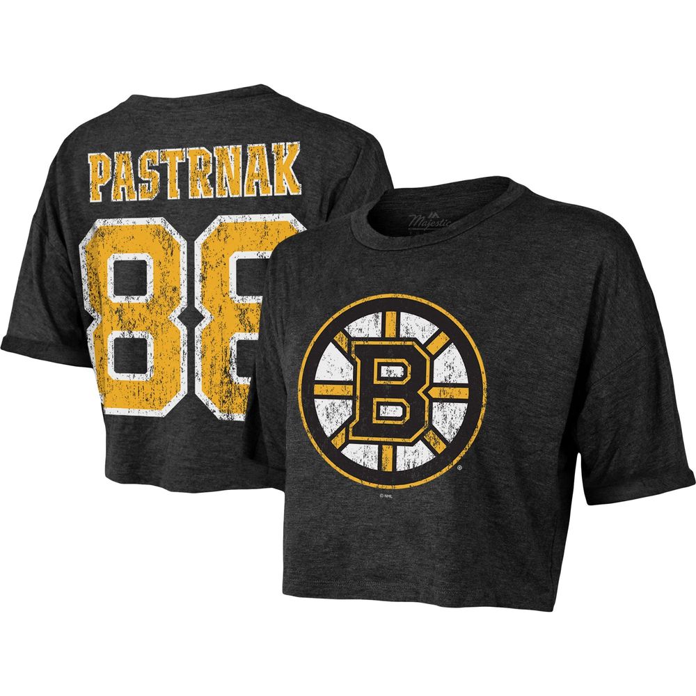 Majestic Threads Bruins Boxy Cropped T-Shirt - Women's | The Shops at  Willow Bend