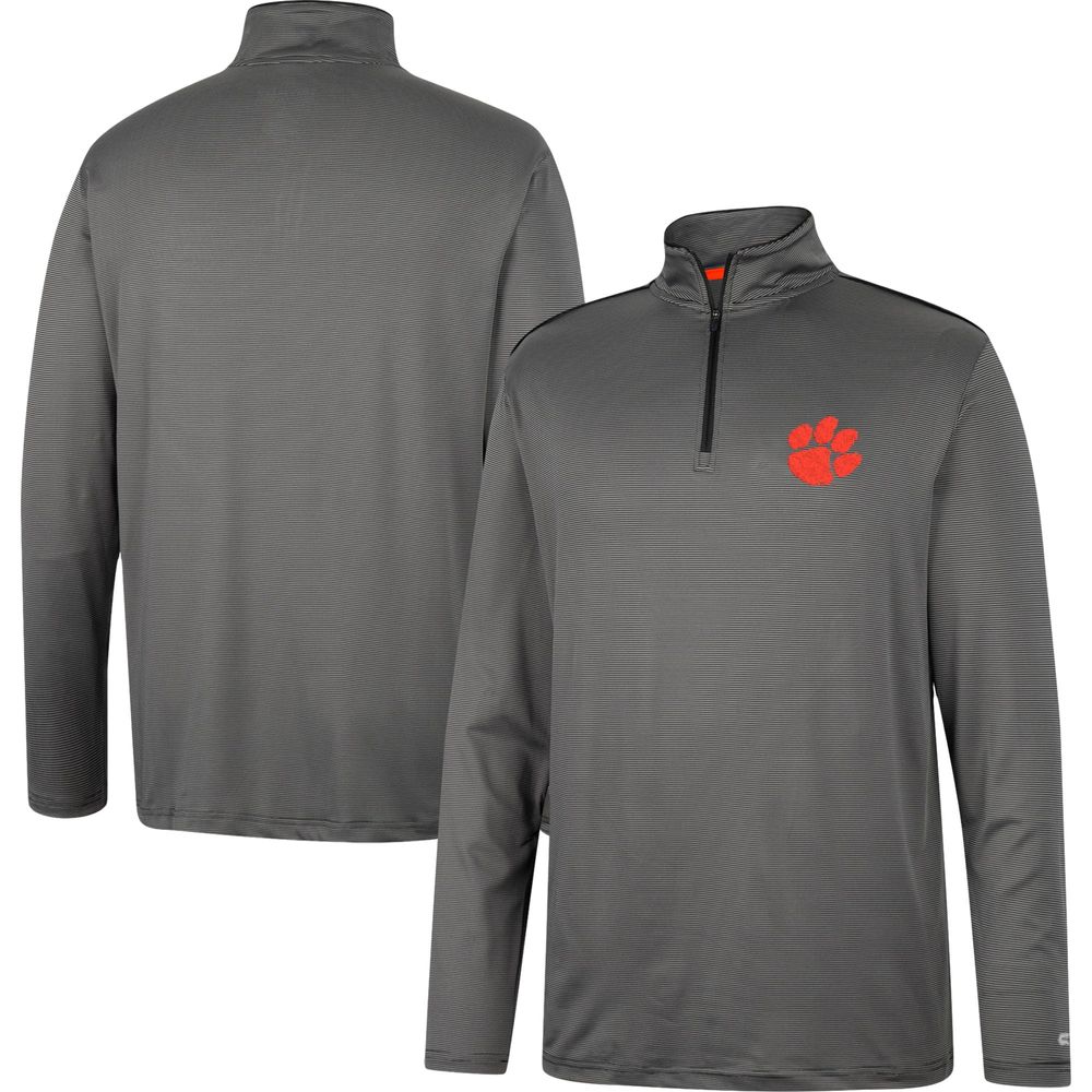 Colosseum Clemson Logo Quarter-Zip Windshirt - Men's