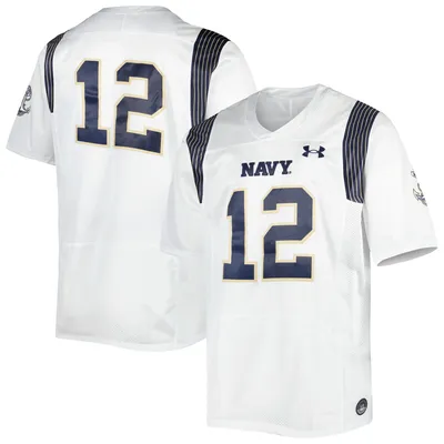 Under Armour Navy #12 Premier Limited Jersey - Men's