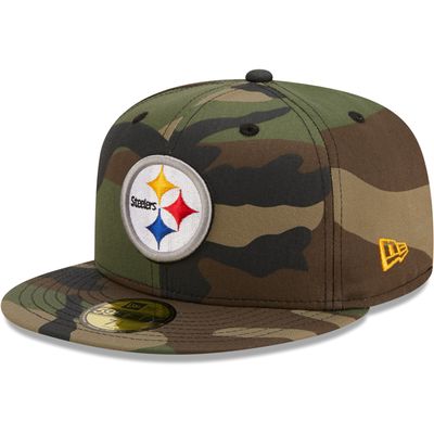 New Era Steelers Woodland 59FIFTY Fitted Hat - Men's