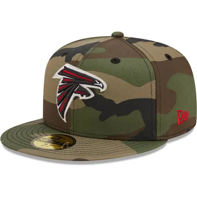 Men's New Era White Atlanta Falcons Omaha 59FIFTY Fitted Hat