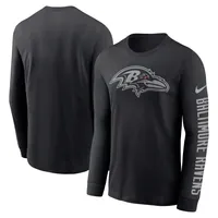 Nike Ravens RFLCTV Name & Logo T-Shirt - Men's