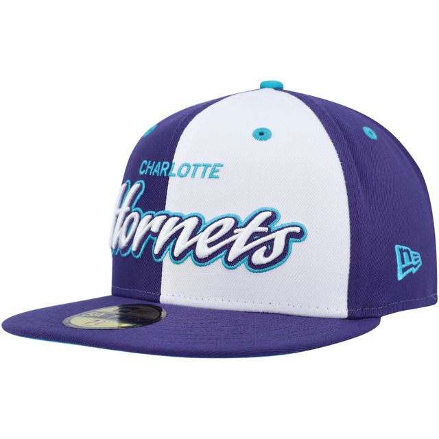 Mitchell & Ness Men's White Charlotte Hornets Hardwood Classics SOUL  Snapback Hat