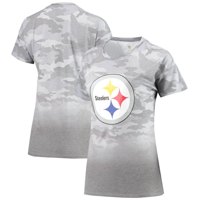 Outerstuff Steelers Juniors Beth Dip-Dye T-Shirt - Women's