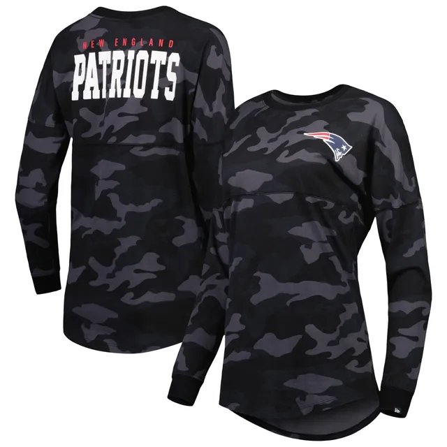 New England Patriots New Era Women's Thermal Crop Long Sleeve T