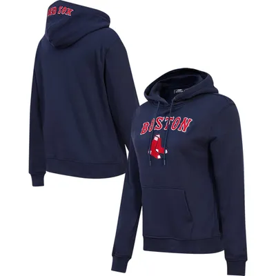 Pro Standard Red Sox Classic Fleece Pullover Hoodie - Women's