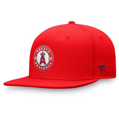 Fanatics Angels Iconic Team Patch Fitted Hat - Men's