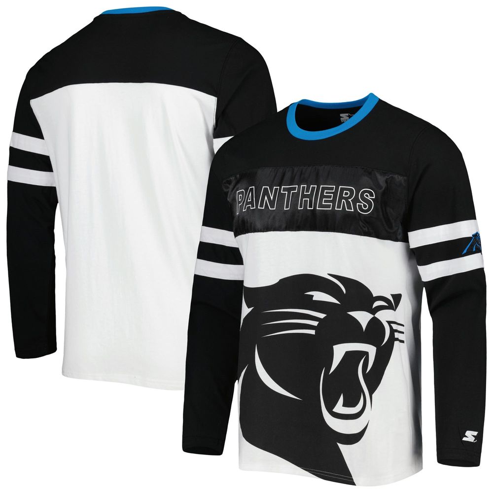 Mens Carolina Panthers Long Sleeve T-Shirts, Panthers Long-sleeved