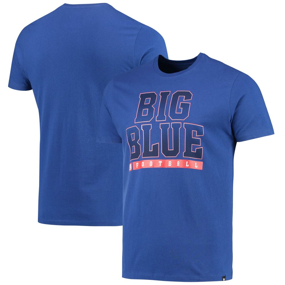 NFL Mens NY Giants Graphic T-Shirt, Blue, Large