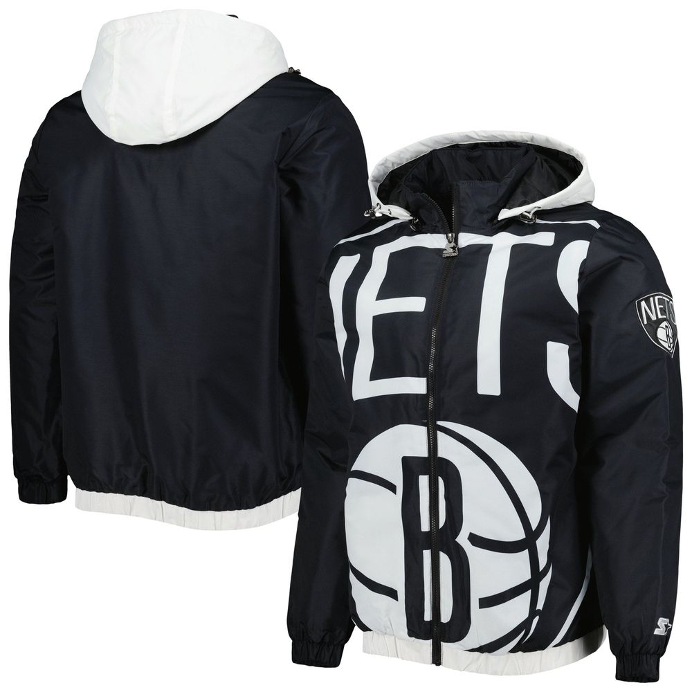 Starter Nets The Triple Double Full-Zip Hoodie Jacket - Men's