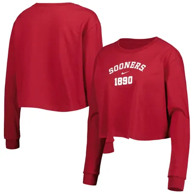 Nike Oklahoma Est. Cropped Long Sleeve T-Shirt - Women's