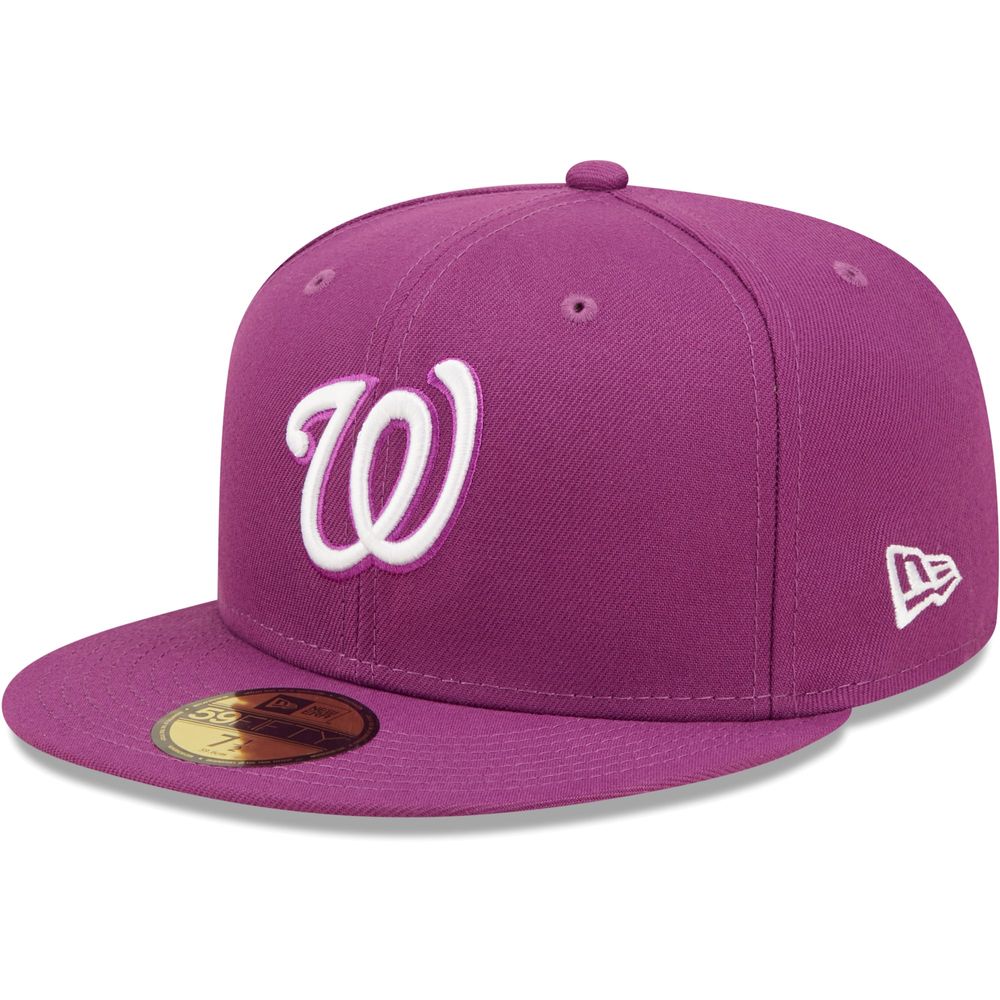 New Era Washington Nationals Black 59FIFTY Fitted Hat