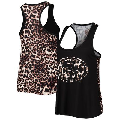 Majestic Threads 49ers Leopard Racerback Tank Top - Women's