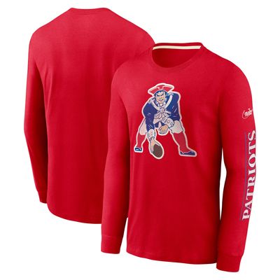 Nike Patriots Fashion Long Sleeve T-Shirt - Men's