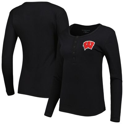 Boxercraft Wisconsin Harper Henley Long Sleeve T-Shirt - Women's