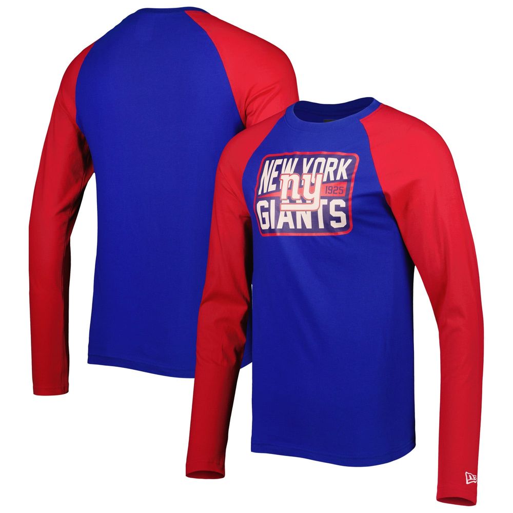 New Era Giants Current Raglan Long Sleeve T-Shirt - Men's