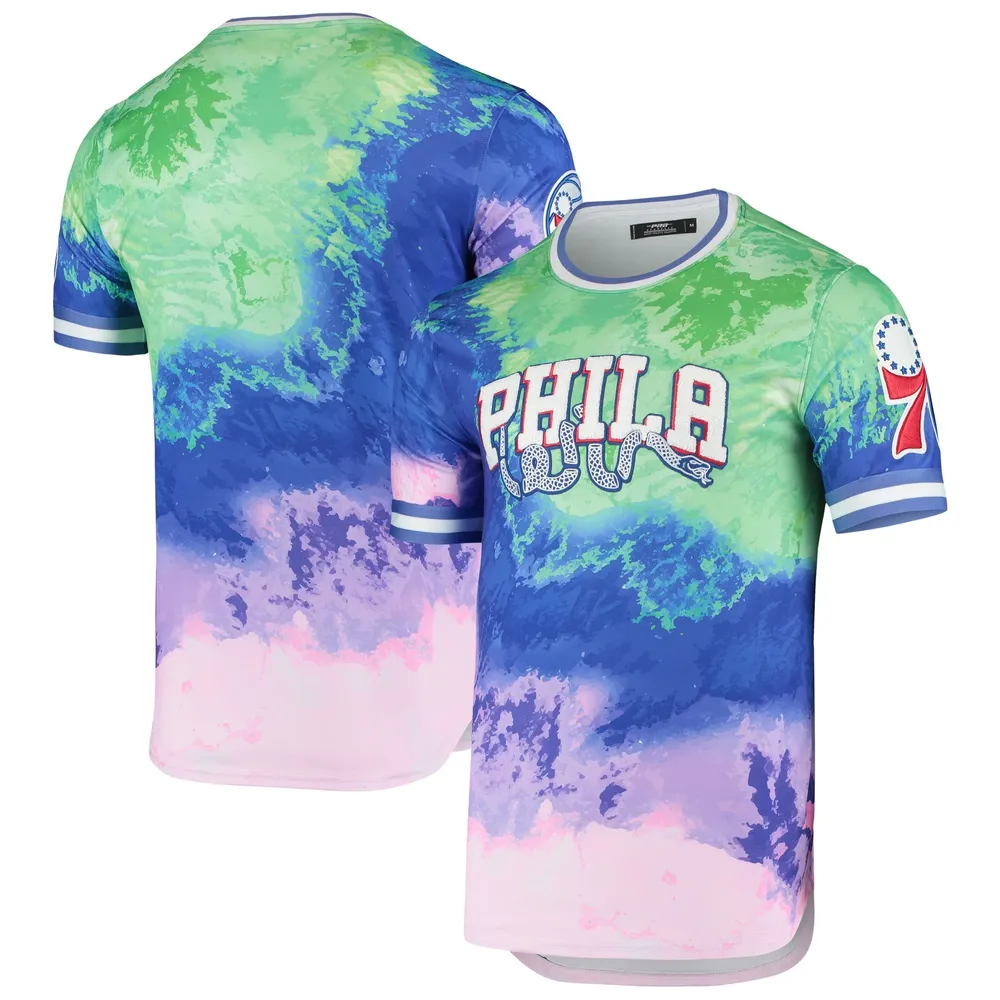 Pro Standard 76ers Dip-Dye T-Shirt - Men's