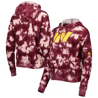 New Era Commanders Cloud Dye Fleece Pullover Hoodie - Women's