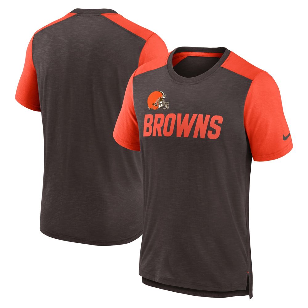 Nike Browns Color Block Team Name T-Shirt - Men's