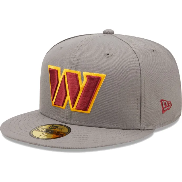 New Era x Staple Men's New Era Burgundy/Gold Washington Commanders NFL x  Staple Collection 59FIFTY Fitted Hat