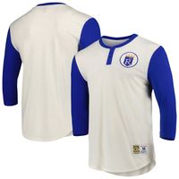 Mitchell & Ness Royals Icon Henley 3/4-Sleeve T-Shirt - Men's