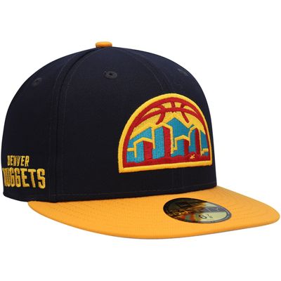 Los Angeles Lakers New Era Hat Snapback Hardwood Classics 59FIFTY Yellow Satin