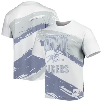 Mitchell & Ness Jackson State Paintbrush T-Shirt - Men's