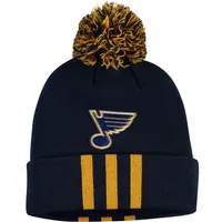 adidas Blues Three Stripe Knit Hat - Men's