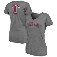 Fanatics Texas A&M Slab Serif 2-Hit V-Neck T-Shirt - Women's