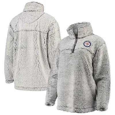 G-III Jets Sherpa Quarter-Zip Pullover Jacket - Women's