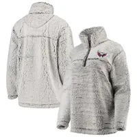 G-III Capitals Sherpa Quarter-Zip Pullover Jacket - Women's