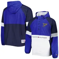 Tommy Hilfiger Blues Raglan Half-Zip Jacket - Men's