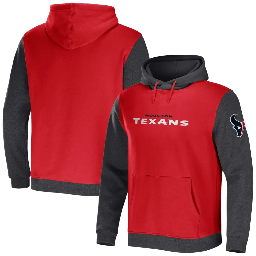 NFL x Darius Rucker Collection by Fanatics Texans Colorblock Pullover Hoodie - Men's