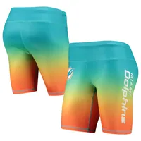 Forever Collectible Dolphins Gradient Biker Shorts - Women's