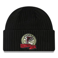 Men's New Era Black Atlanta Falcons Knit Trapper Hat