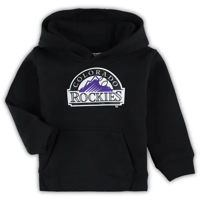 Outerstuff Rockies Team Primary Logo Fleece Pullover Hoodie - Youth